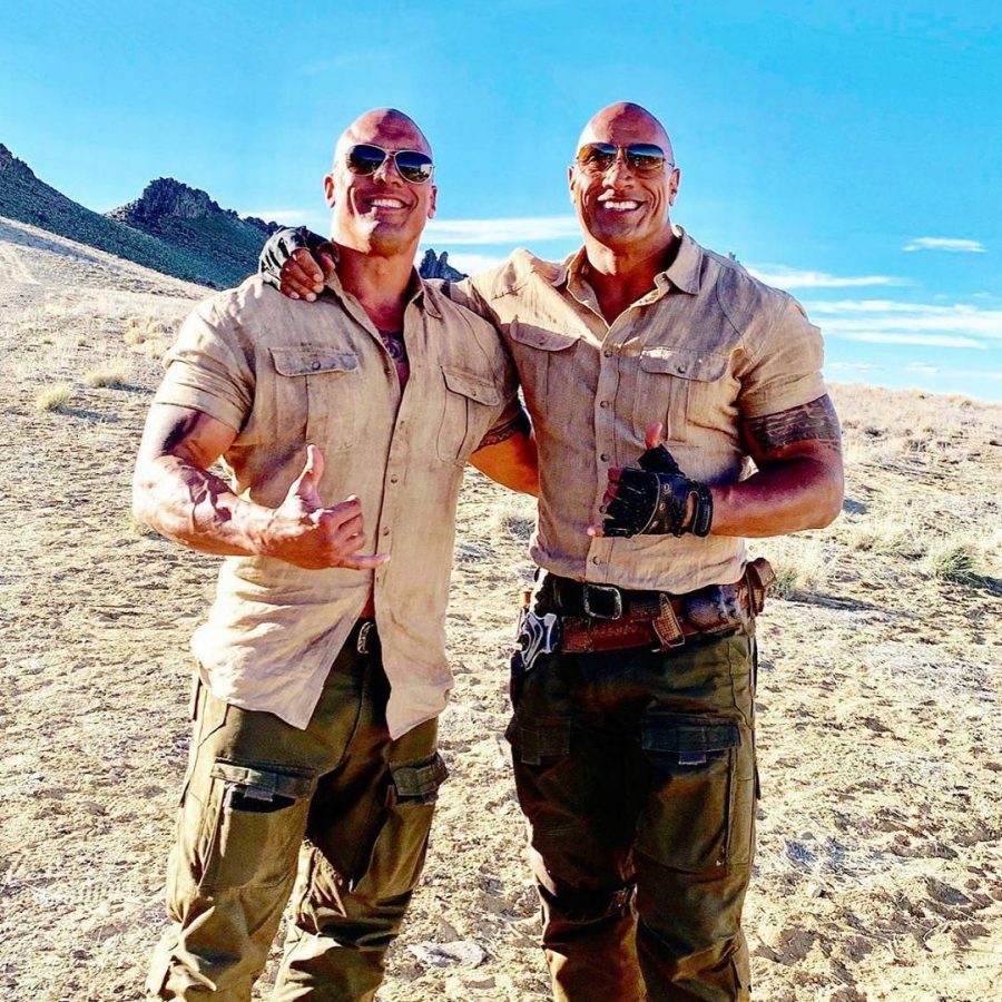 The-Rock-and-his-stunt-double 